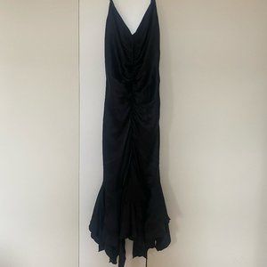 Betsey Johnson Ruched Silk Dress